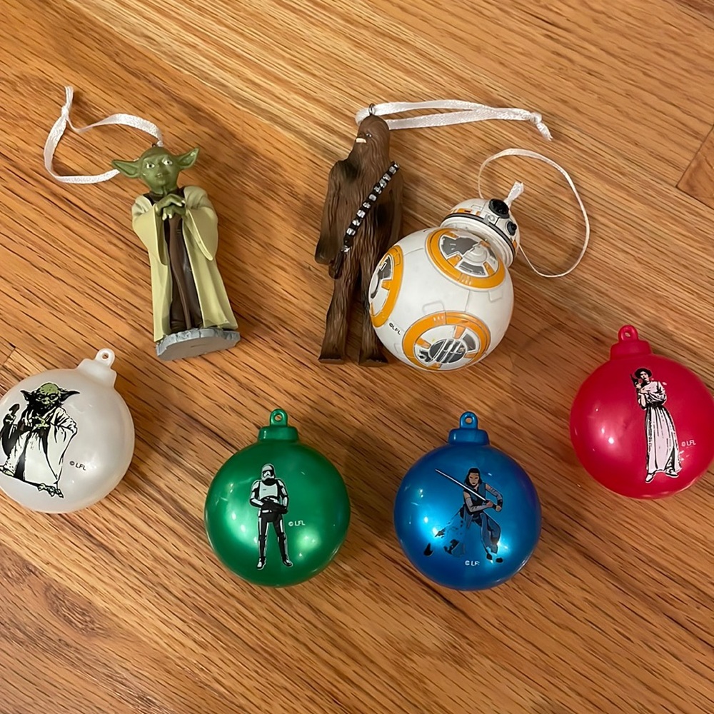Star Wars Christmas ornament set